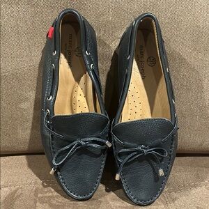 Marc Joseph Navy soft leather Loafers